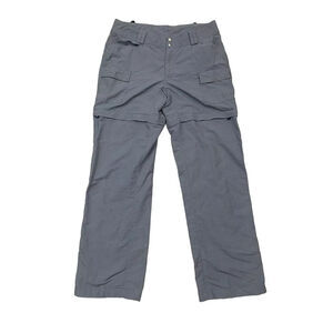 The North Face Women’s Convertible Nylon Gray Cargo Pants Hiking Camping Size 10